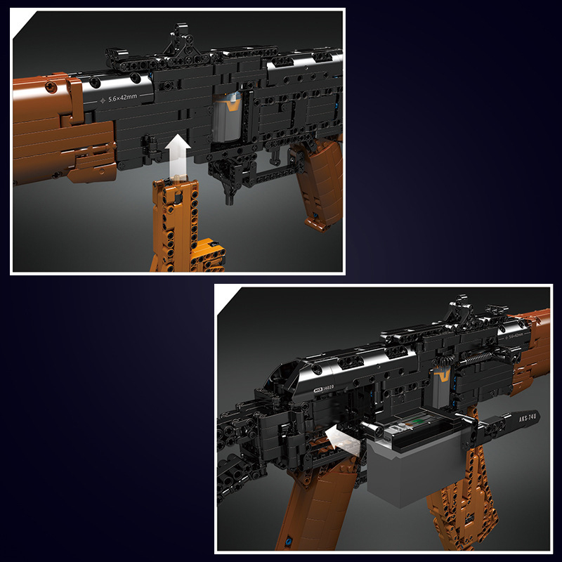Mould King 14020 AKS-74U Electric Gun – 1418 PCS – Mould King 